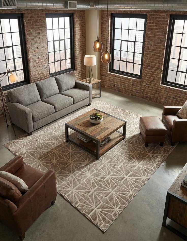 Detail image of 7' 10 x 7' 10 Uptown Fifth Avenue Square Rug