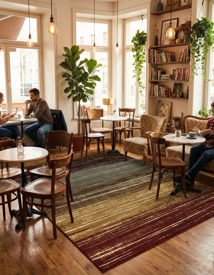 Detail image of 7' x 10' Coffee Shop Rug