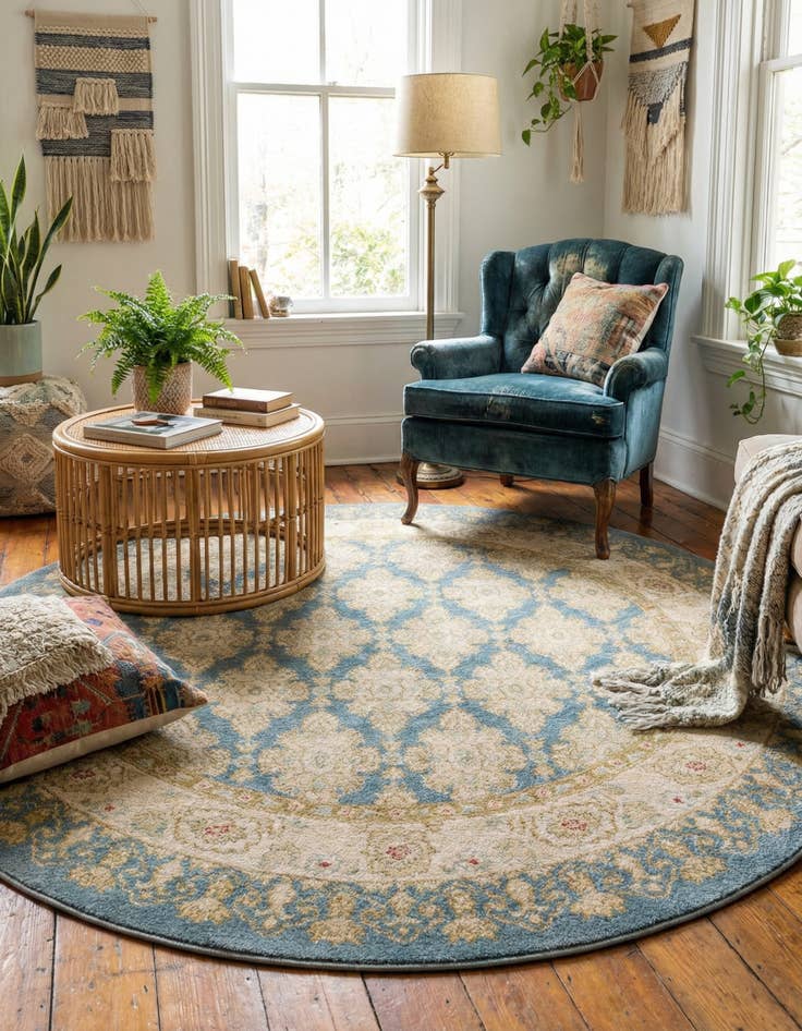 Detail image of 6' x 6' Chelsea Round Rug