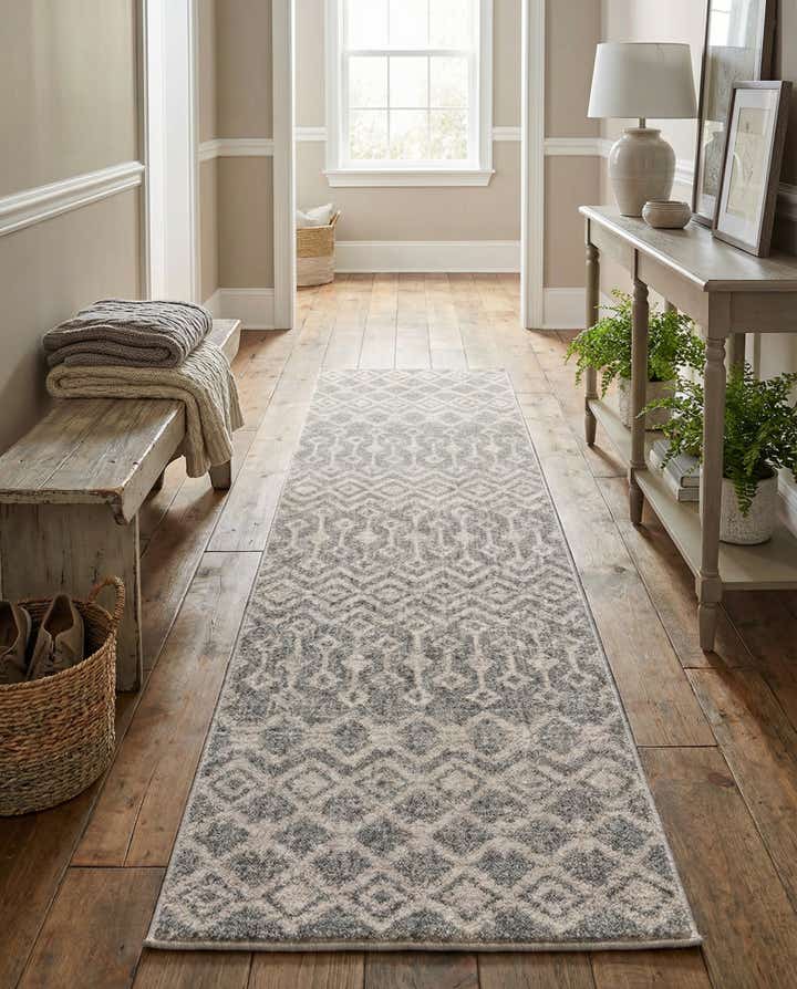 2' x 6' Eco Trellis Runner Rug