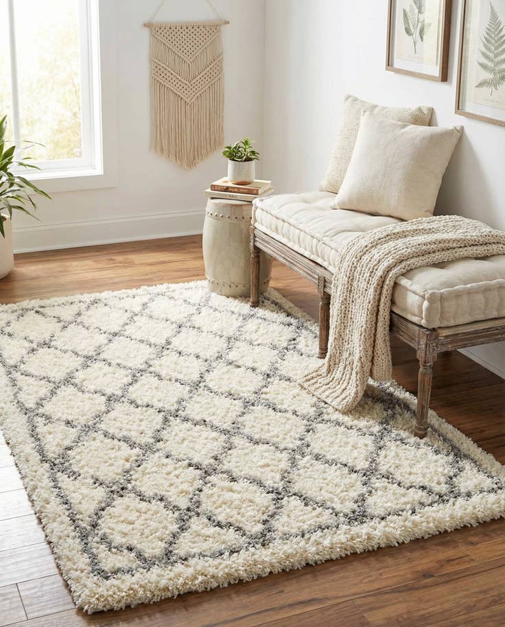 Detail image of 5' x 8' Infinity Shag Rug