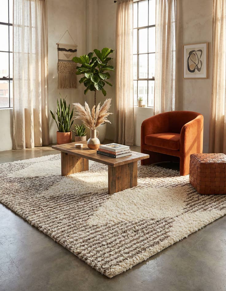 Detail image of 8' x 10' Infinity Shag Rug