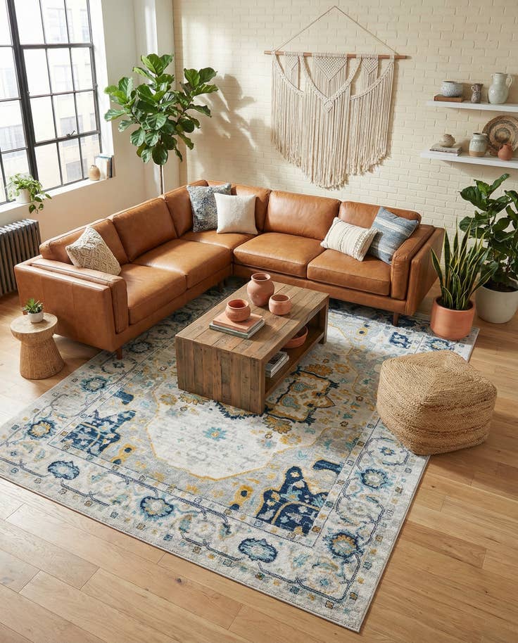 Detail image of 9' x 12' Madeline Vintage Rug