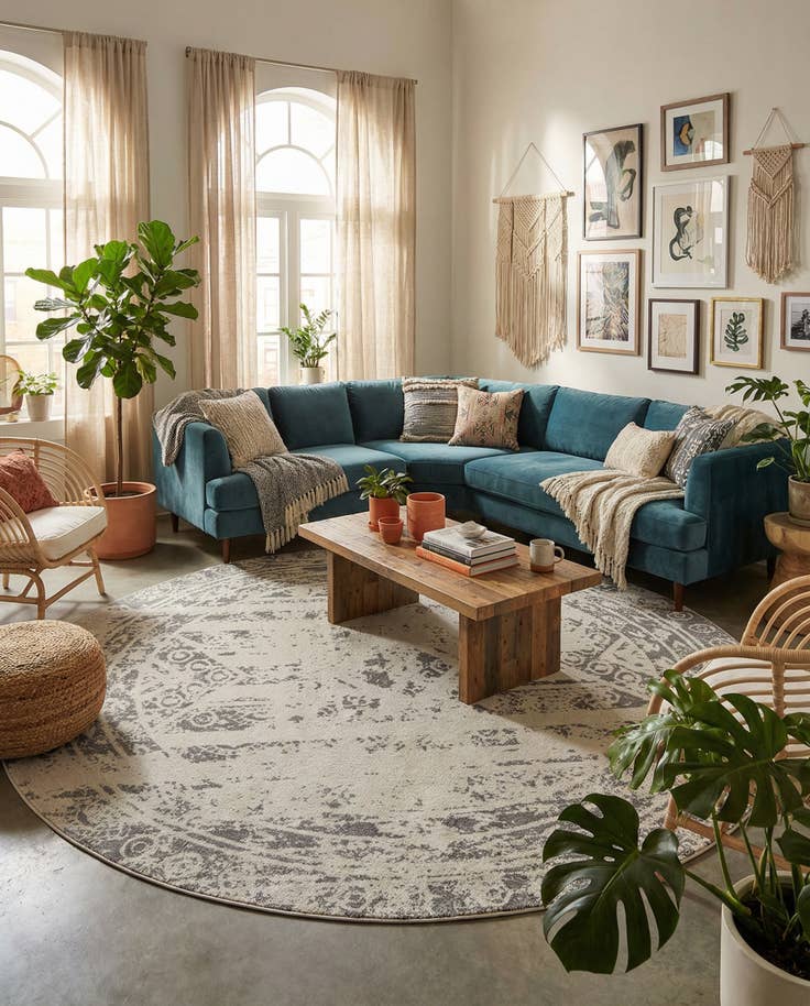 Detail image of 10' x 10' Lennon Round Rug