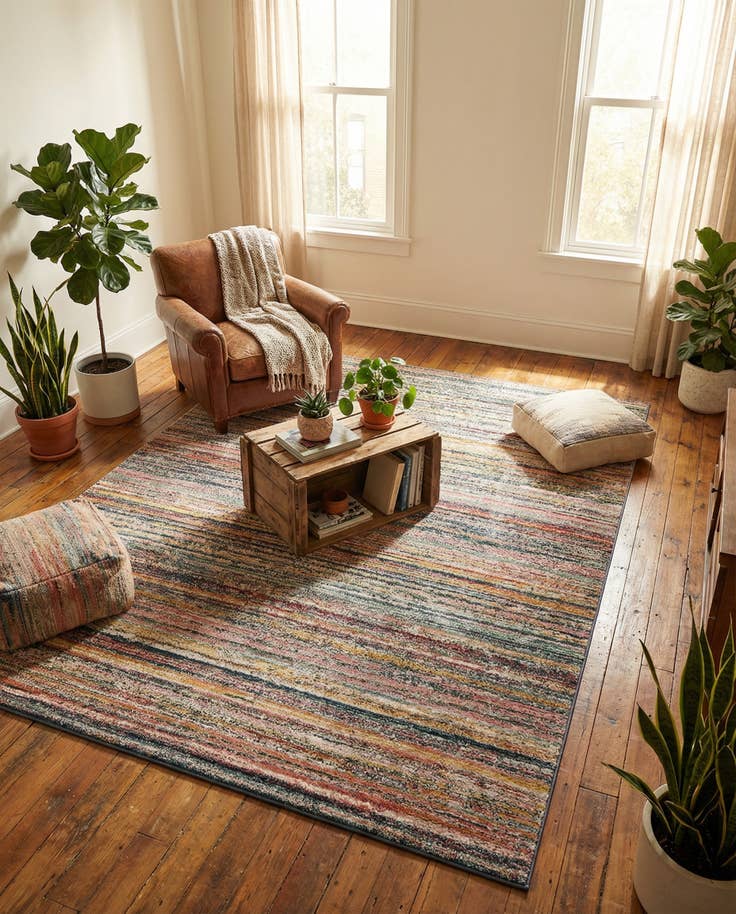 Detail image of 7' 10 x 10' 2 Gemstone Rug