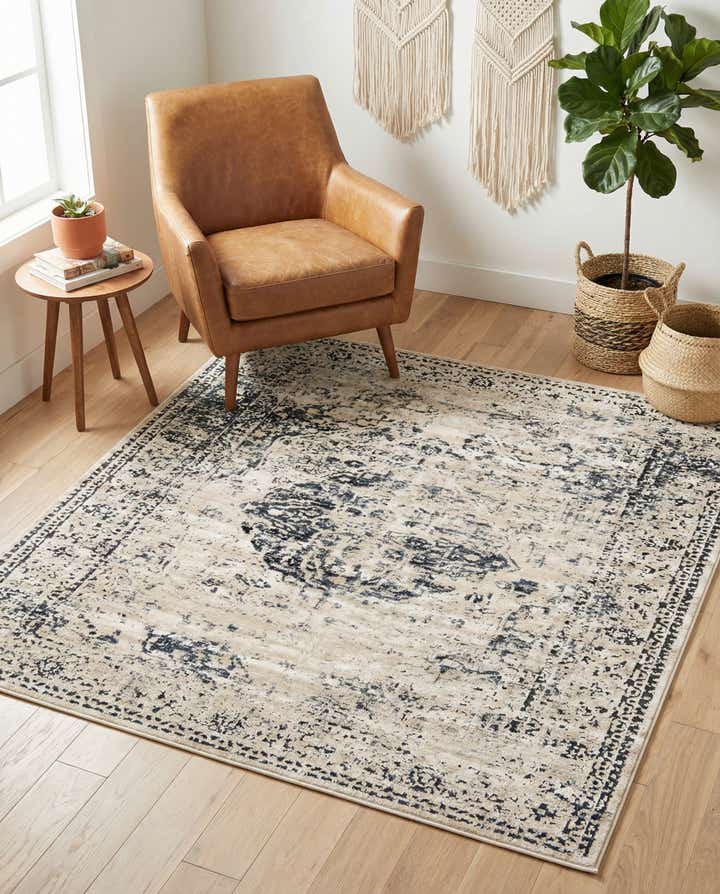 5' 3 x 5' 3 Eliza Square Rug