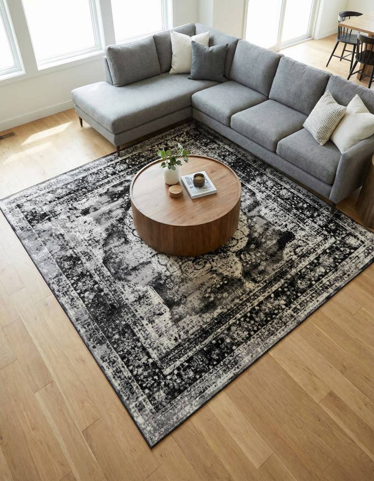 Detail image of 7' 10 x 7' 10 Monte Carlo Square Rug