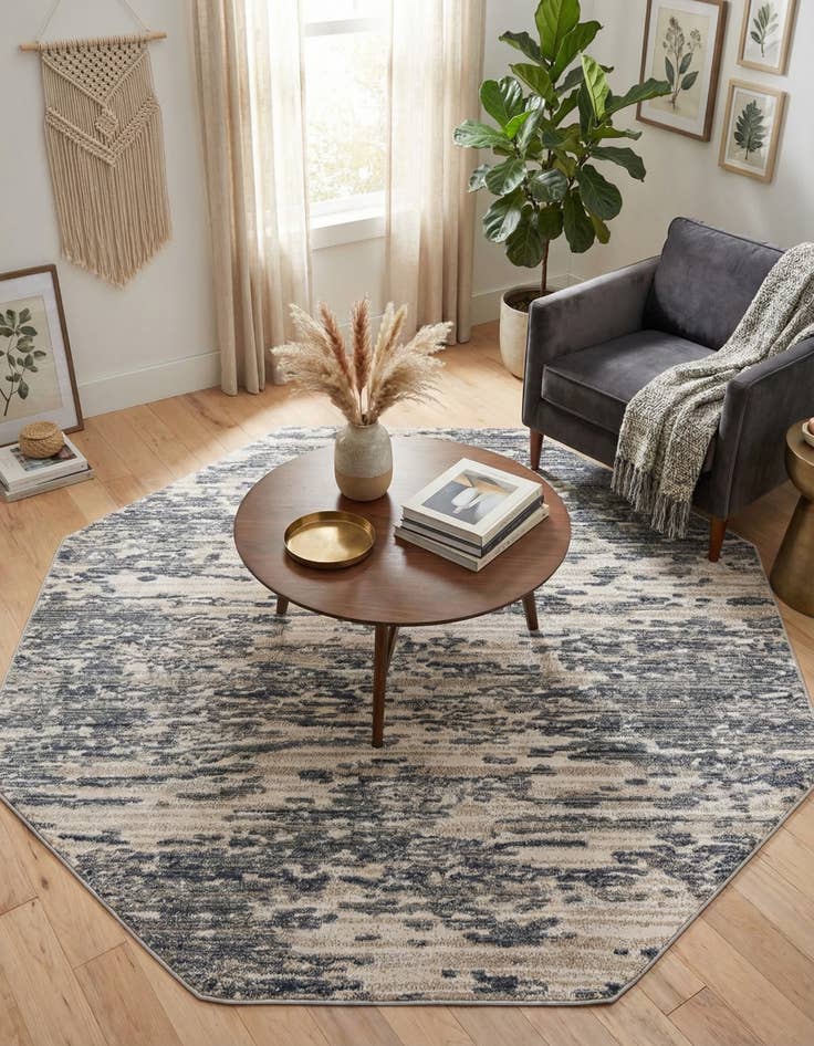 Detail image of 6' x 6' Oasis Octagon Rug