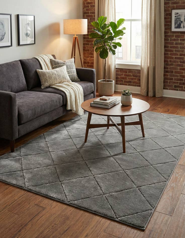 Detail image of 4' x 6' Vogue Geo Rug