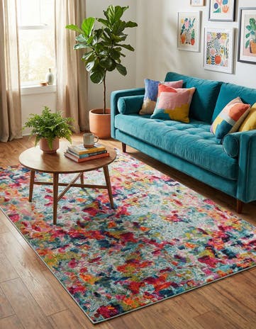 5' x 8' Washable Theia Rug