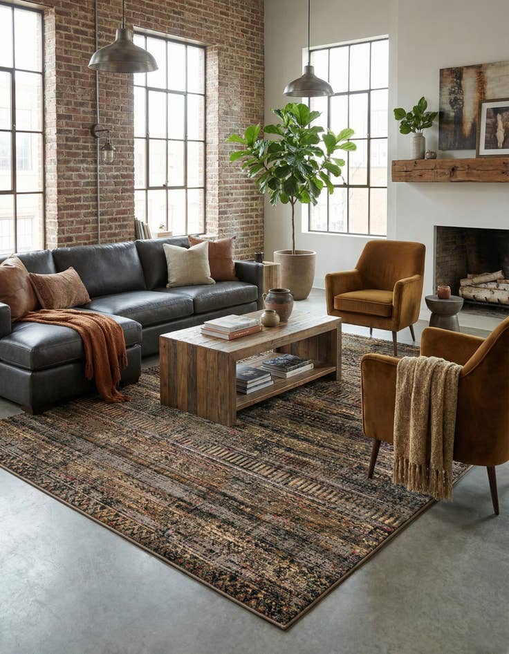 Detail image of 9' x 12' Saturn Rug