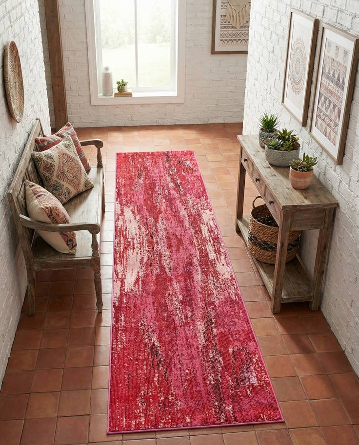 Detail image of 2' 7 x 10' Washable Barcelona Runner Rug