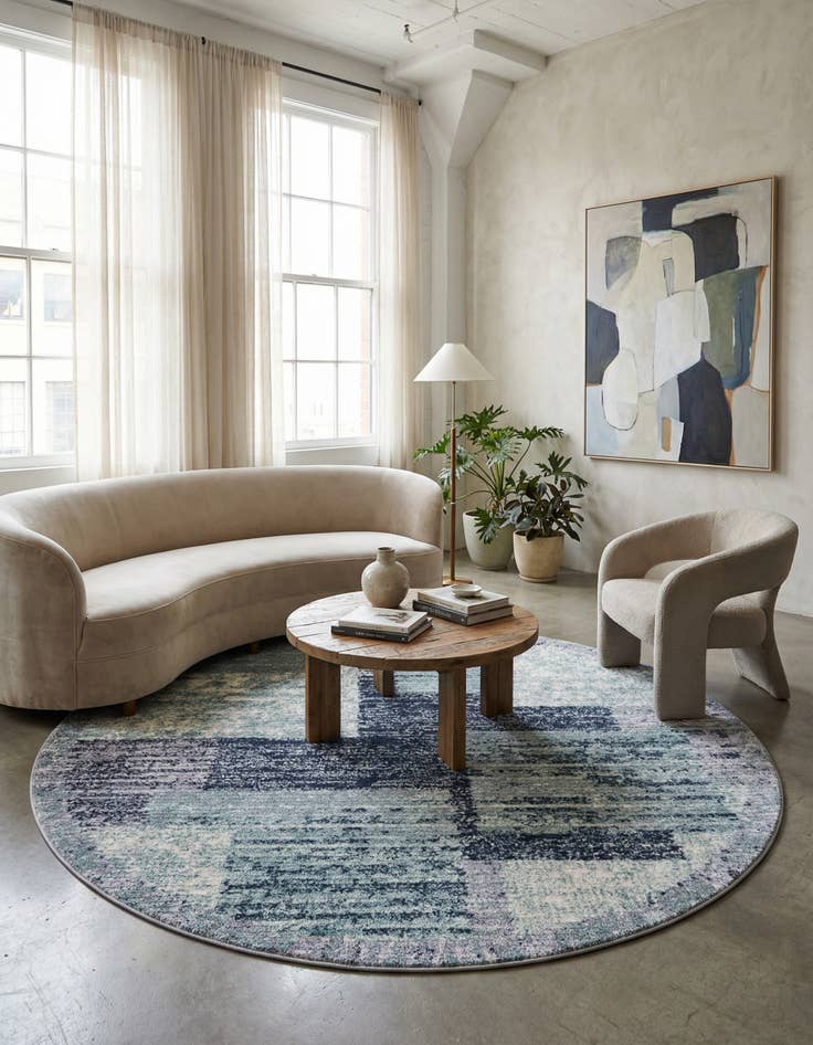 Detail image of 7' 10 x 7' 10 Tucson Round Rug