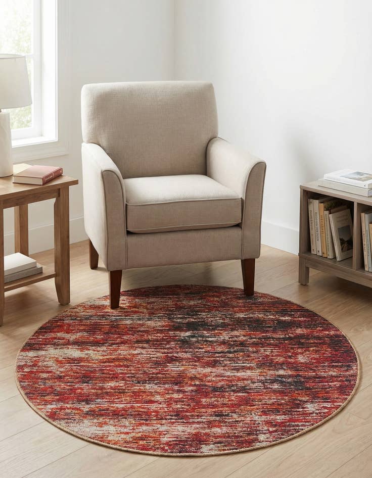 Detail image of 3' 6 x 3' 6 Asha Round Rug