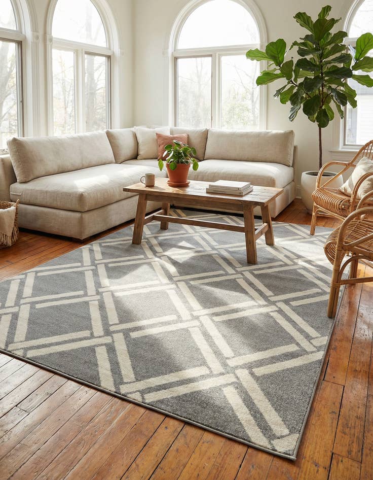 Detail image of 7' x 10' Lattice Rug