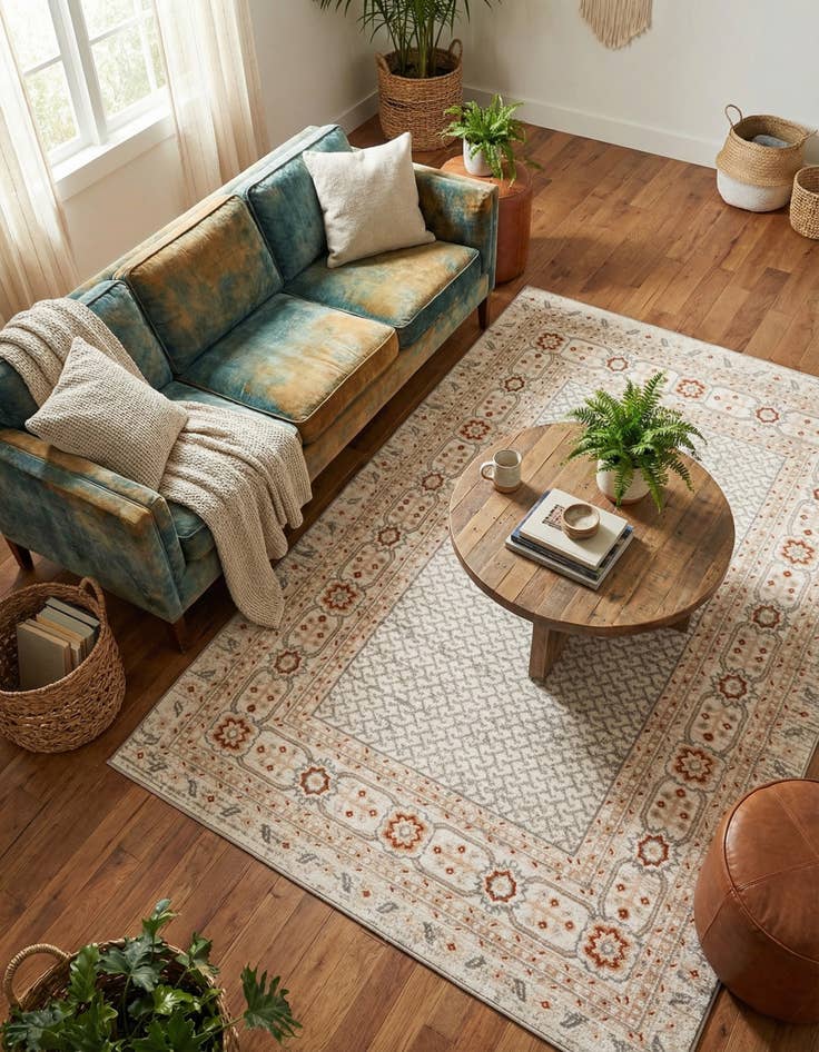 Detail image of 5' 3 x 8' Charlotte Rug