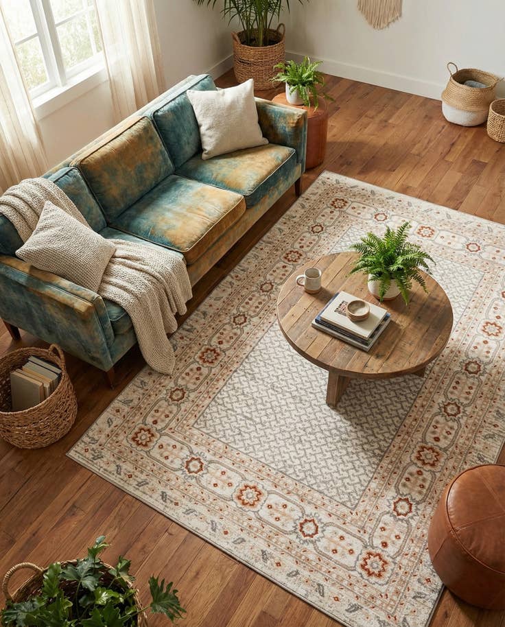 Detail image of 5' 3 x 8' Charlotte Rug