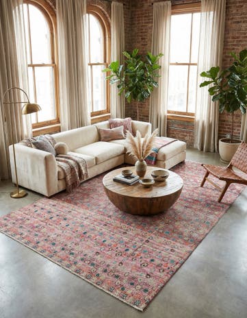 9' 11 x 14' 10 Hand Knotted Darya Wool Rug