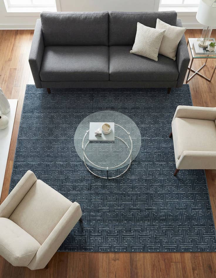 Detail image of Jill Zarin 7' 10 x 7' 10 Uptown Park Avenue Square Rug