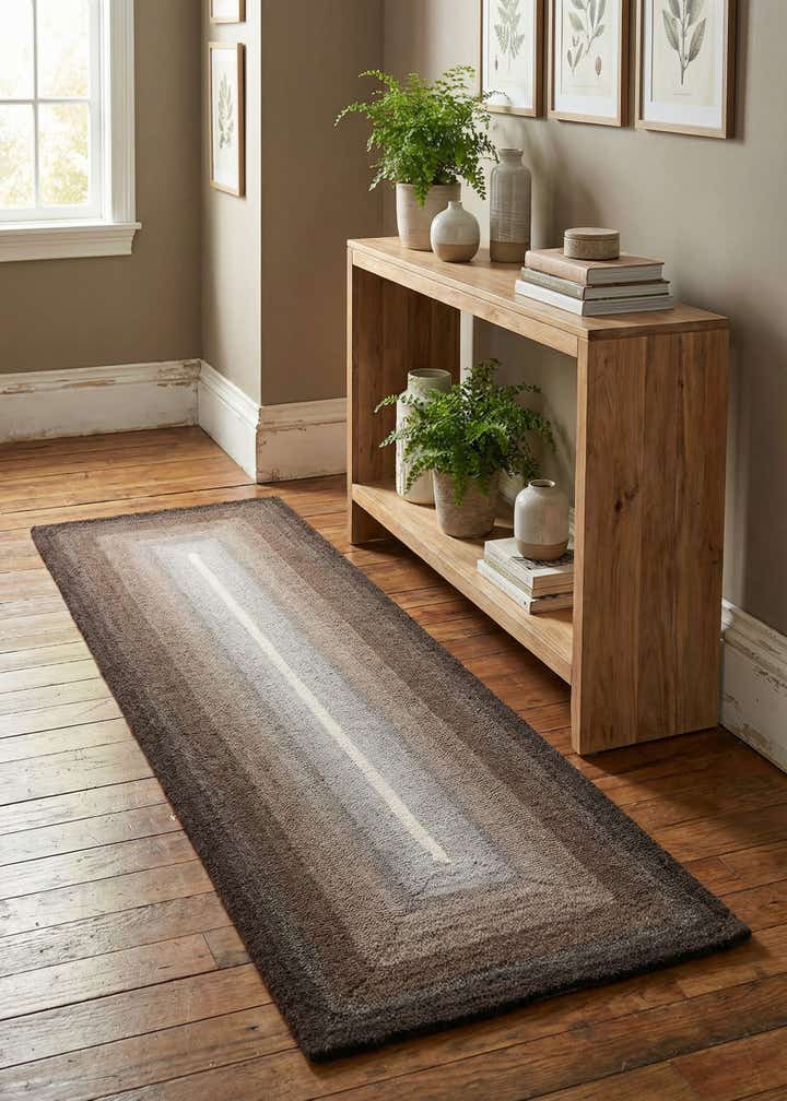 2' x 6' 1 Ombre Wool Runner Rug