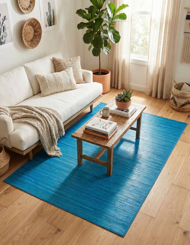 Detail image of 6' x 9' Bamboo Rug