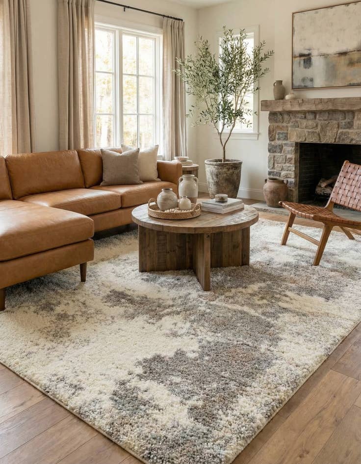 Detail image of 9' x 12' Soft Touch Shag Rug