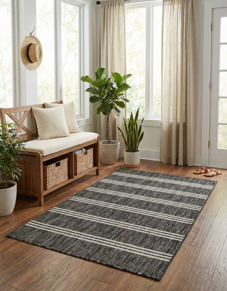 Detail image of 3' x 5' 3 Washable Jill Zarin Anguilla Indoor / Outdoor Rug