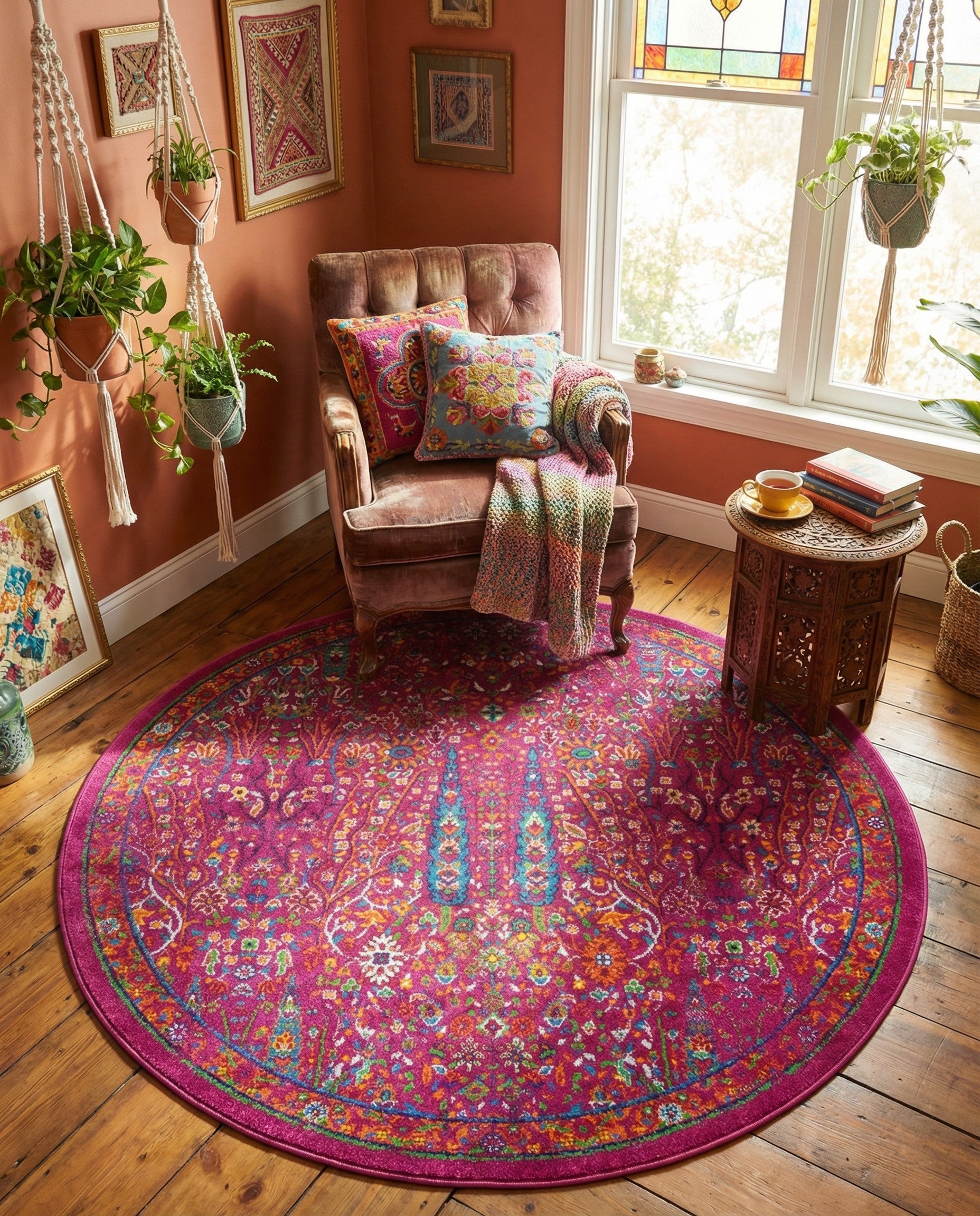 5' 3 x 5' 3 Calypso Round Rug