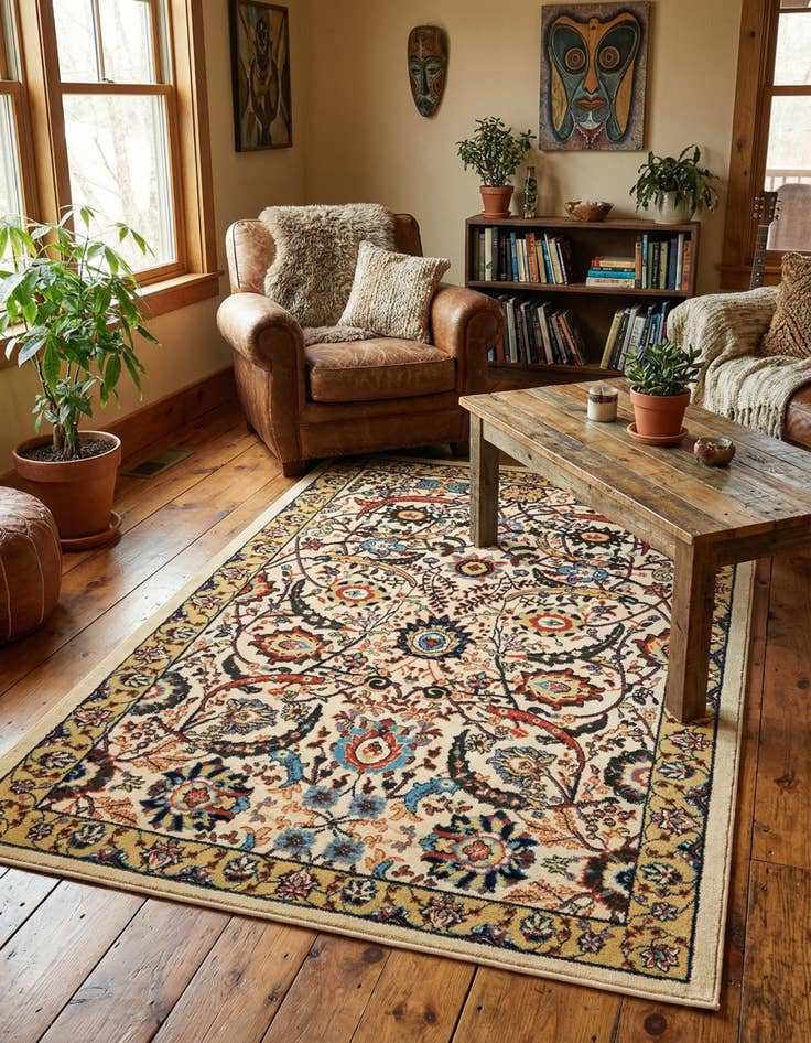 Detail image of 5' 3 x 8' Neda Rug