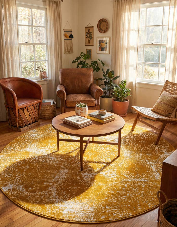 Detail image of 7' x 7' Monte Carlo Round Rug