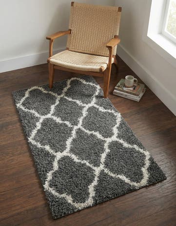3' x 5' Trellis Shag Rug