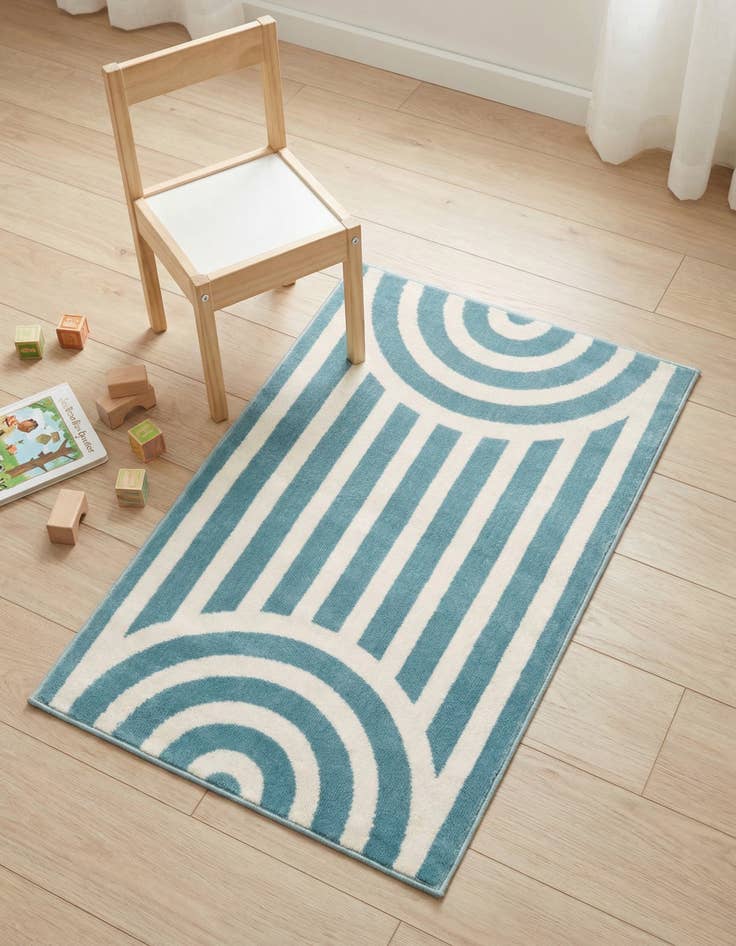 Detail image of 2' x 3' Whimsy Kids Rug