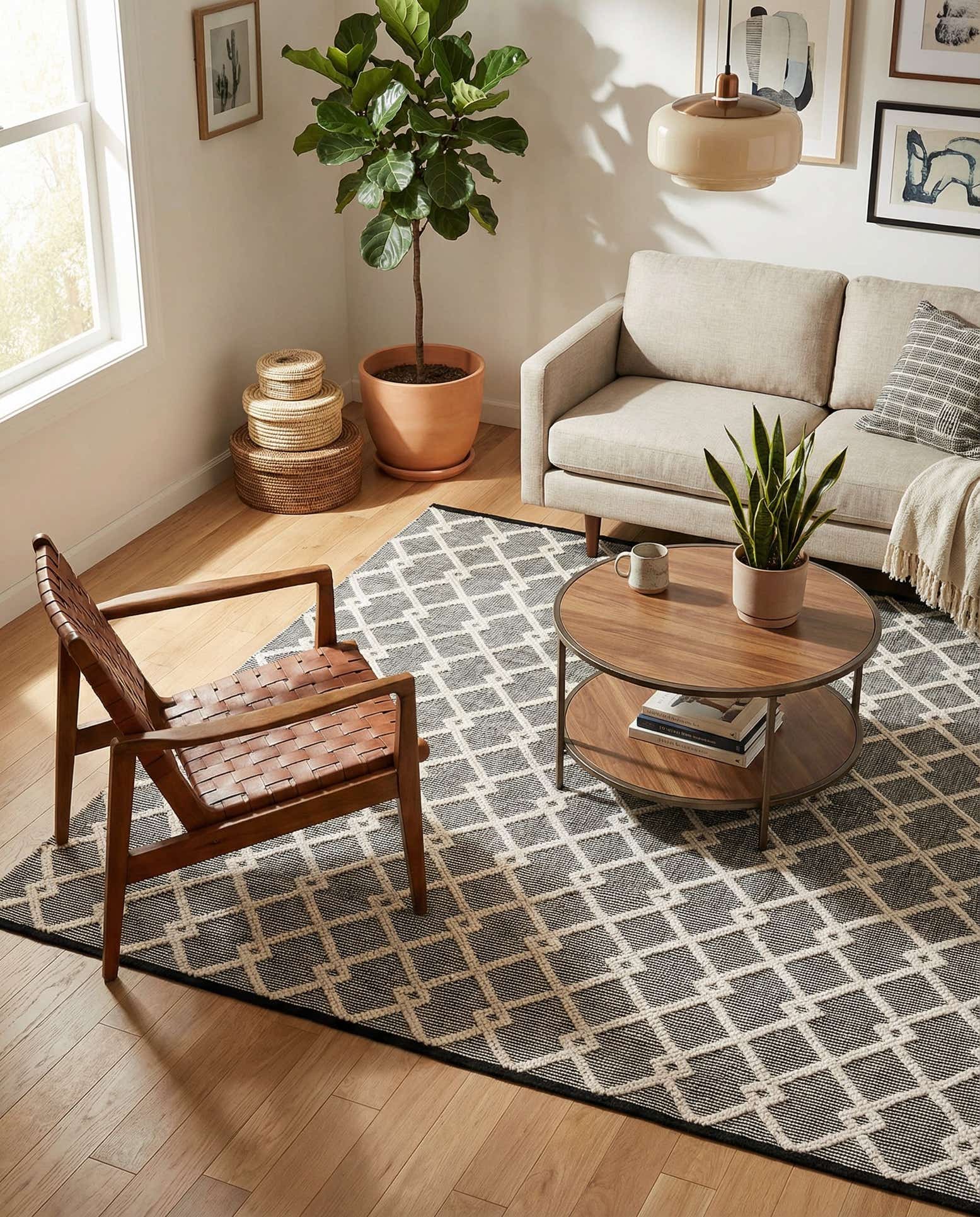 245cm x 245cm Noué main Jill Zarin Dorset Tapis Carré