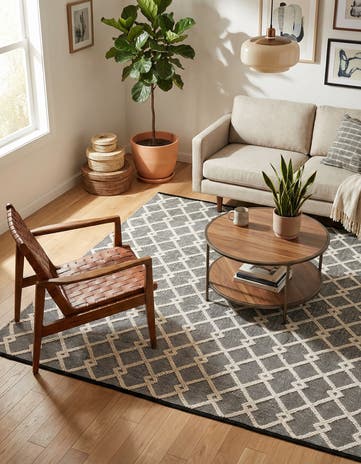 Blackberry Hand Knotted Jill Zarin Dorset Square Rug