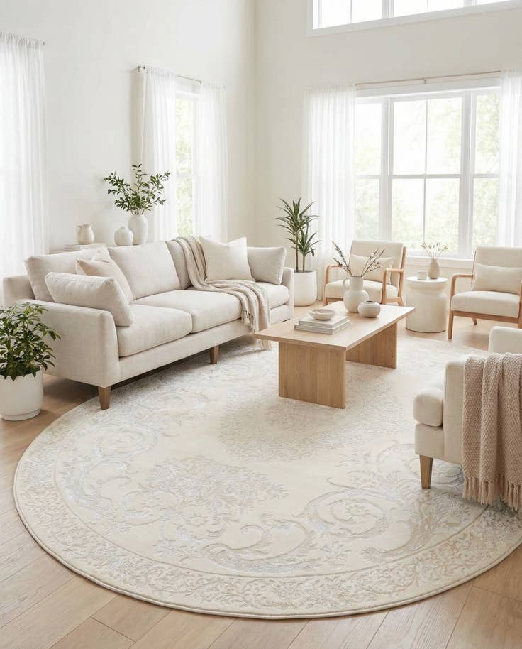 Detail image of 7' 10 x 10' Finsbury Oval Rug