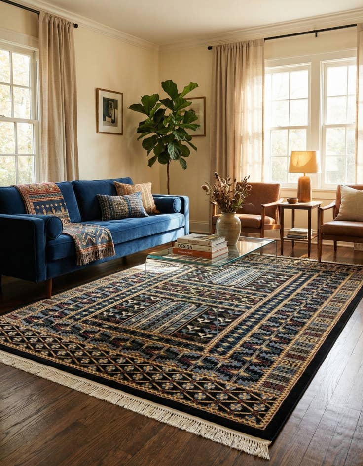 Detail image of 6' x 9' Bokhara Rug