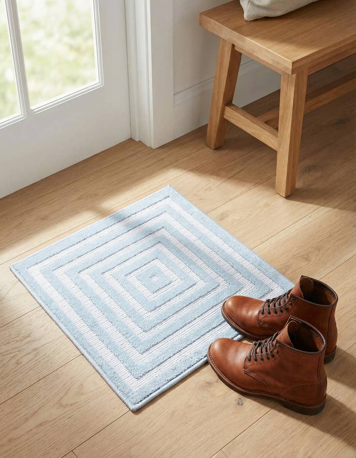 Detail image of 1' 8 x 1' 8 Washable Sabrina Soto Indoor / Outdoor Sample Rug