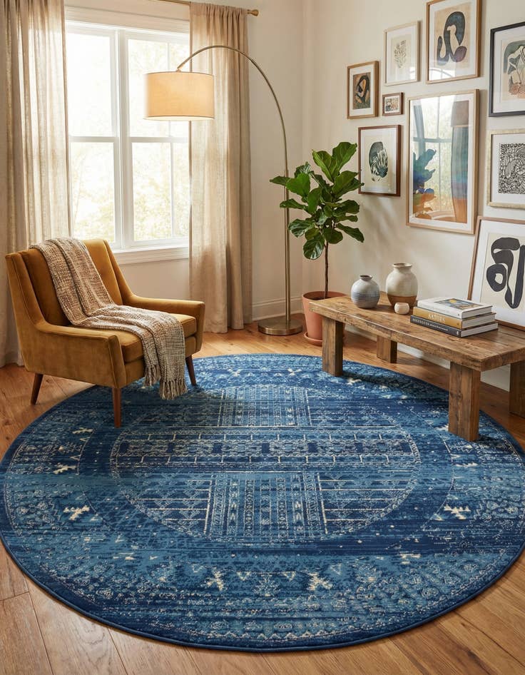 Detail image of 8' x 8' Kennedy Round Rug