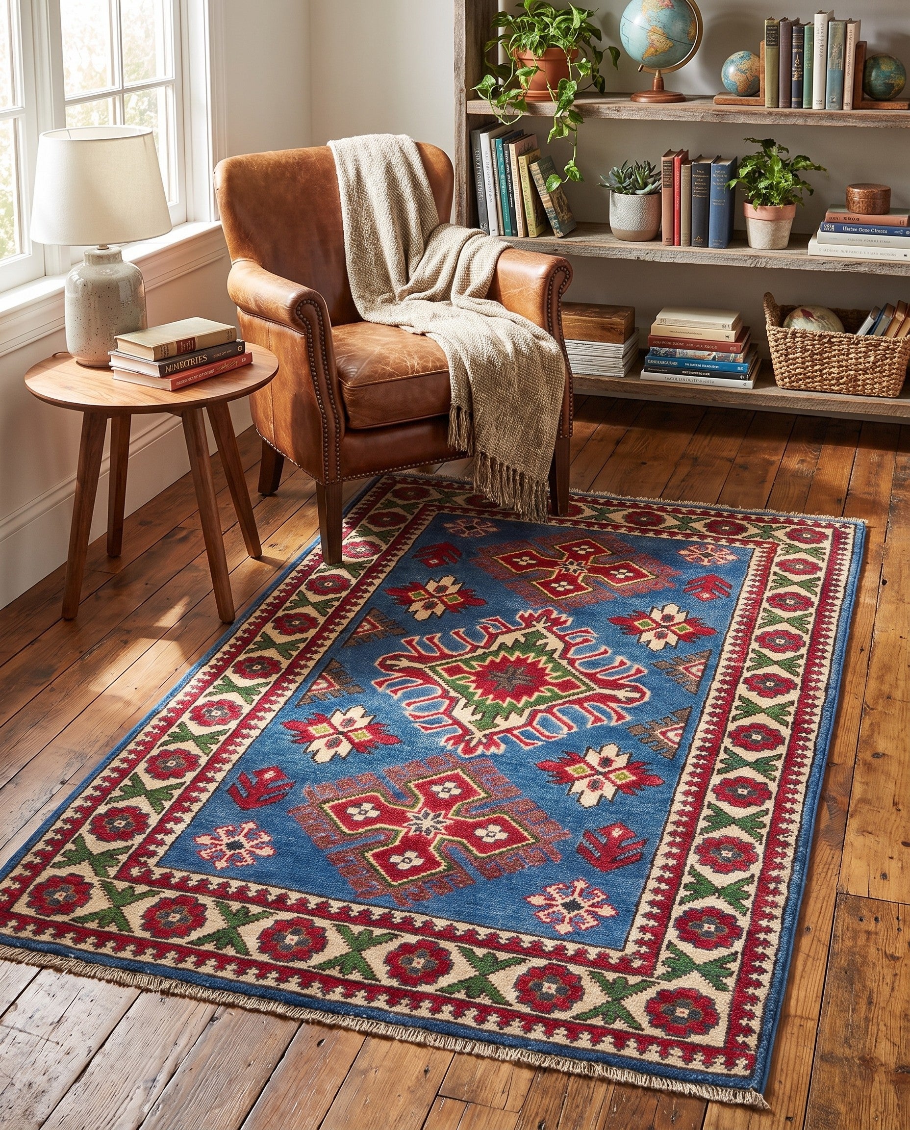 80cm x 130cm Hand Knotted Kazak Rug