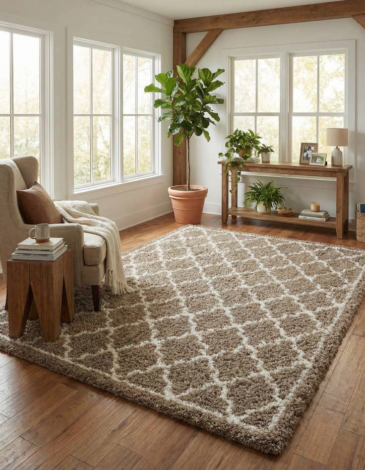 Detail image of 9' x 12' Infinity Shag Rug