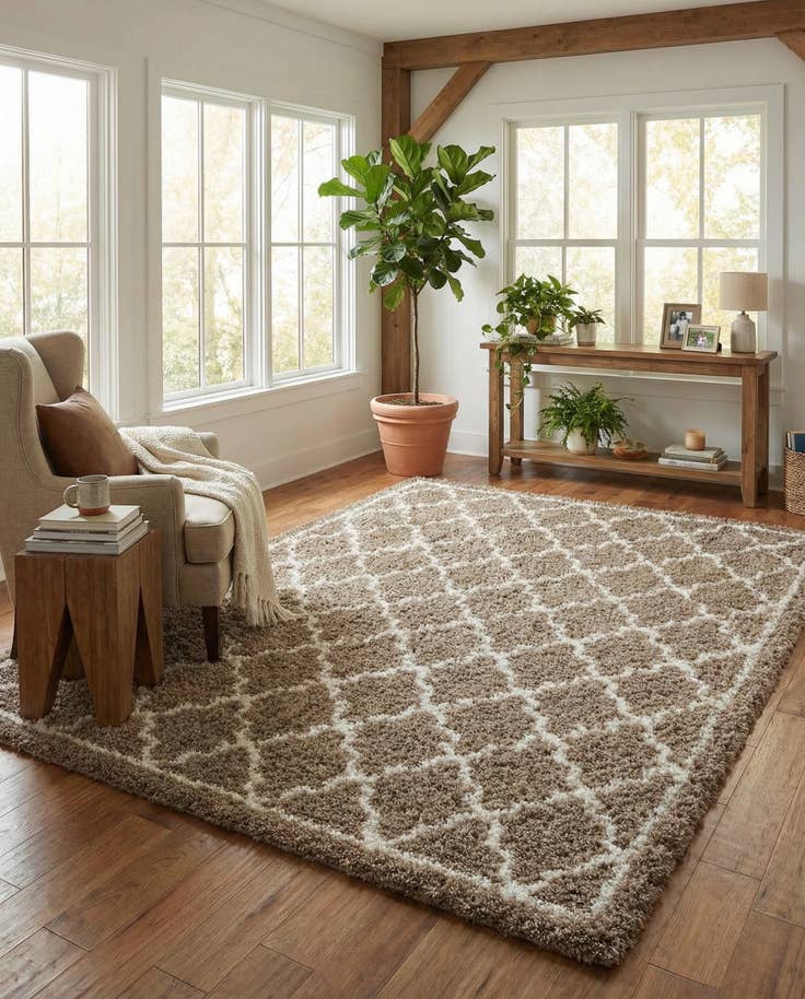 Detail image of 9' x 12' Infinity Shag Rug