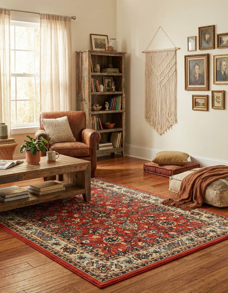 Detail image of 5' 3 x 8' Yasmin Rug