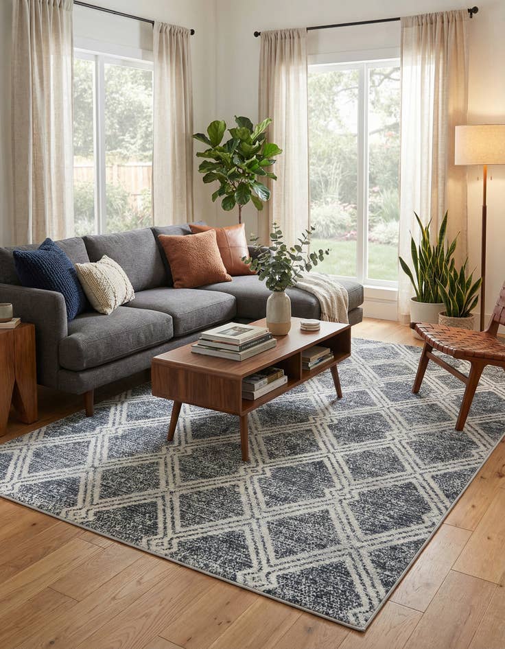 Detail image of 6' x 9' Kamala Washable Rug