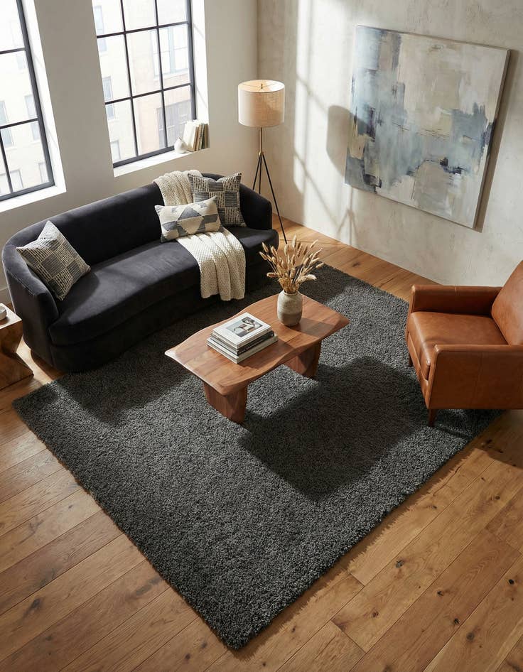 Detail image of 9' x 12' Solid Shag Rug