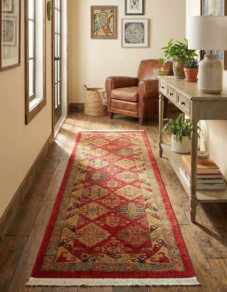 Detail image of 2' x 6' Sara Runner Rug