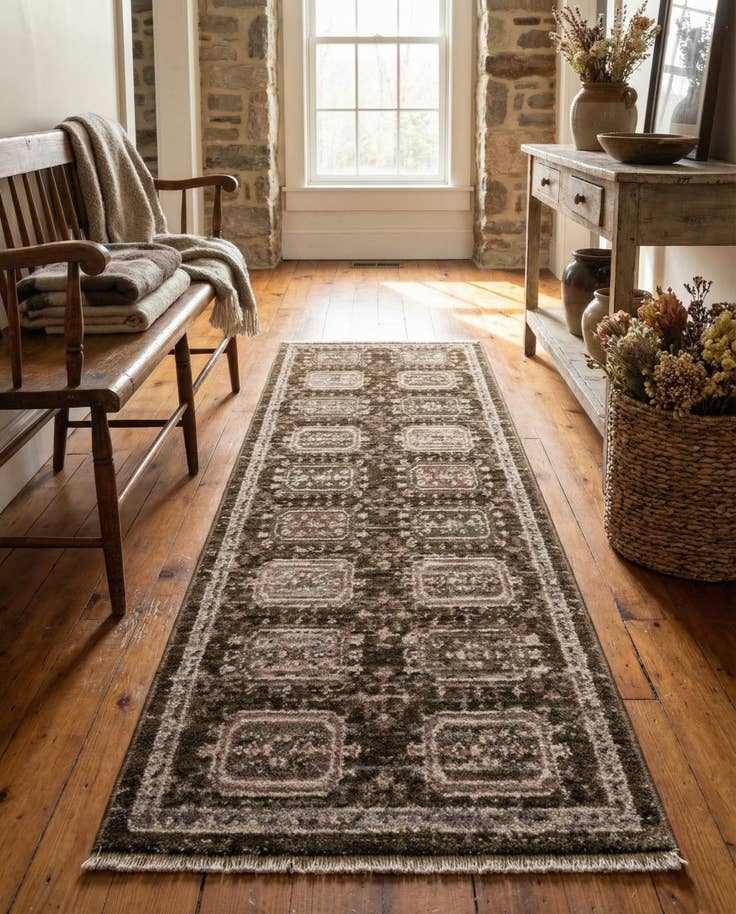 Detail image of 2' x 6' 3 Grand Tradition Runner Rug