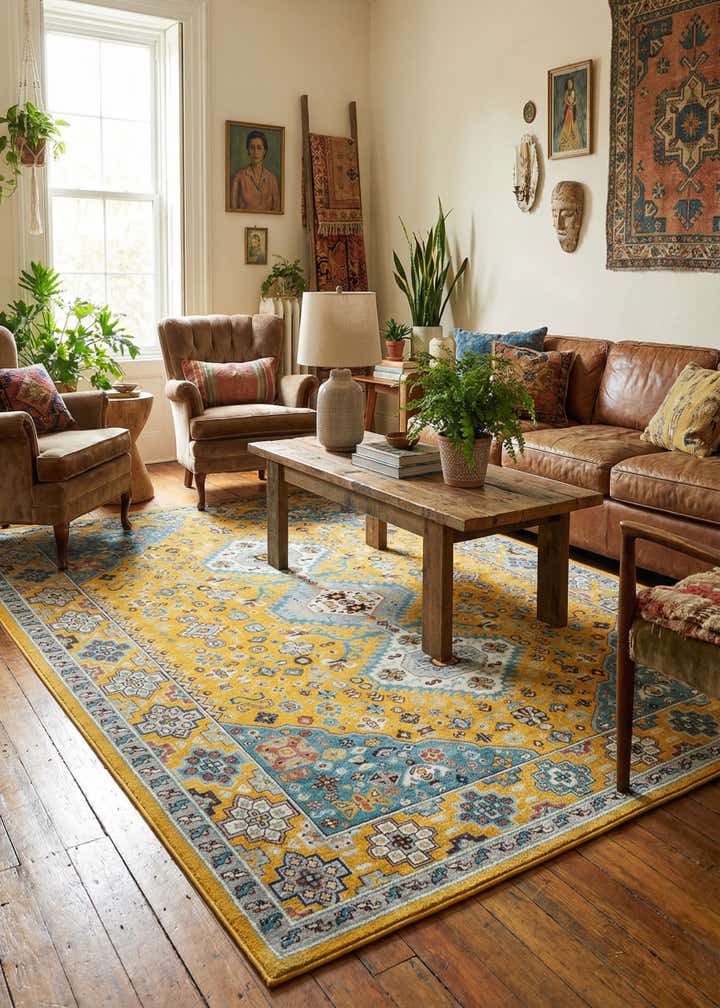 9' x 12' Kamala Washable Rug