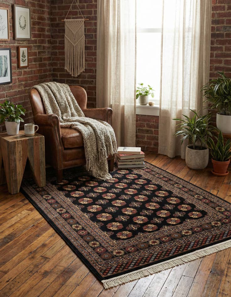Detail image of 5' 3 x 7' Bokhara Rug