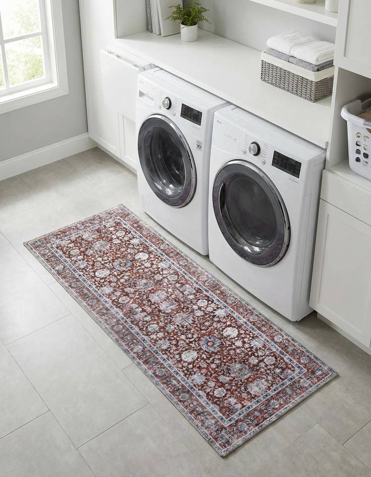 Detail image of 2' x 5' Washable Yara Runner Rug