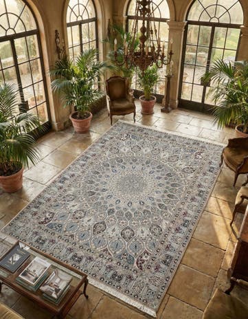 6' 7 x 10' Nain Rug